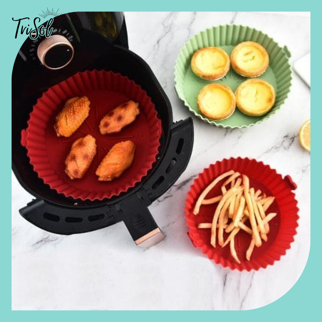 Pack 6 canastas de silicona para Air Fryer 🍟